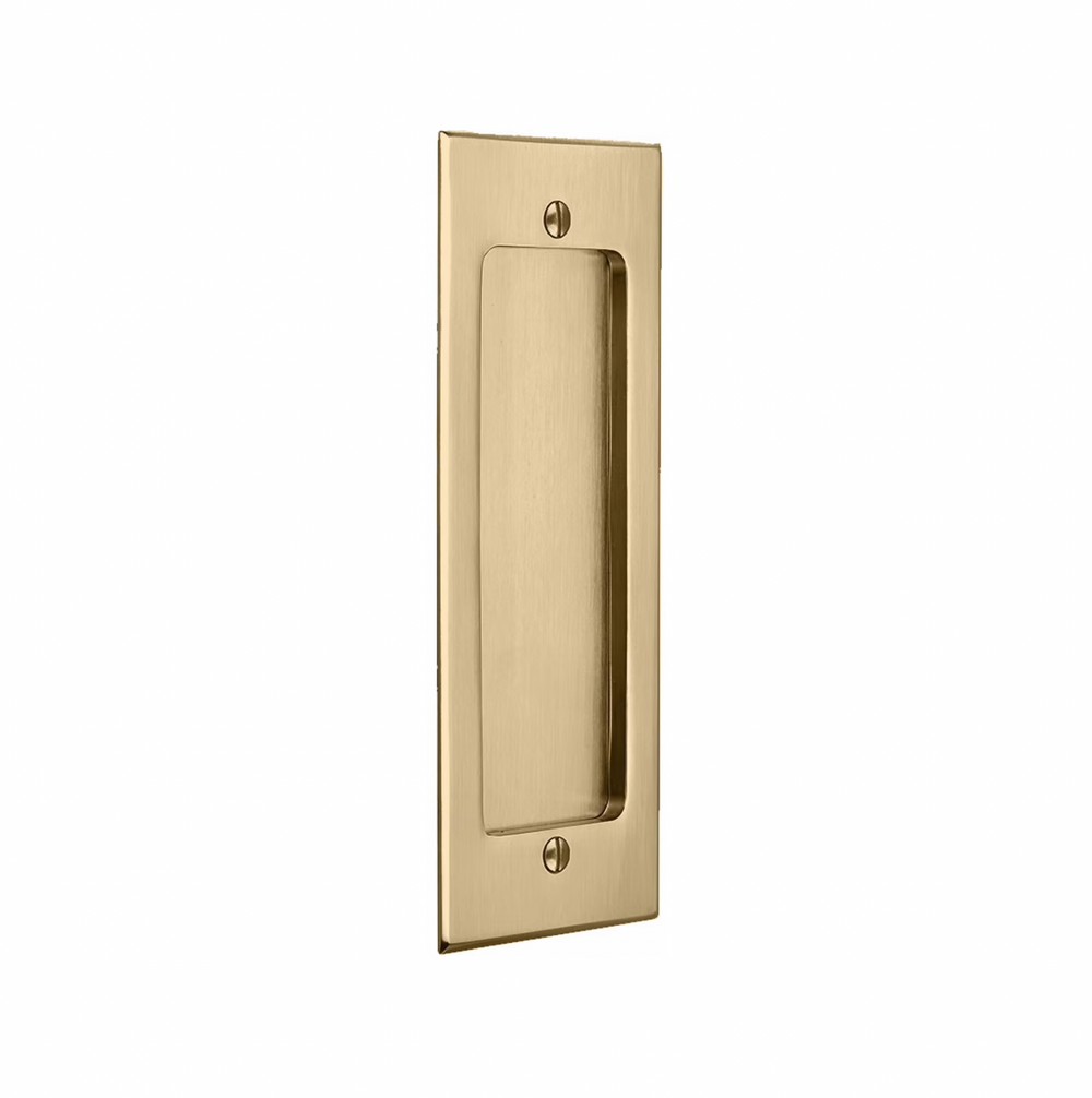 MODERN RECTANGULAR BRASS FLUSH WITH SURFACE SCREWS 2-7/8"x7-1/4" (2215)